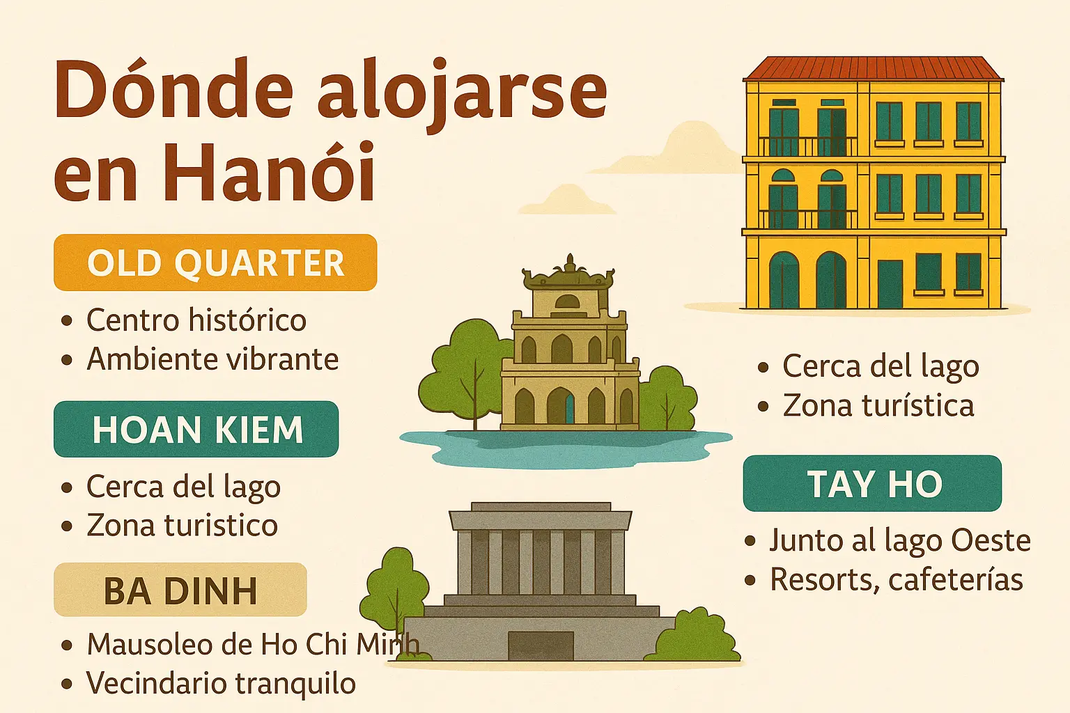 donde alojarse en hanoi